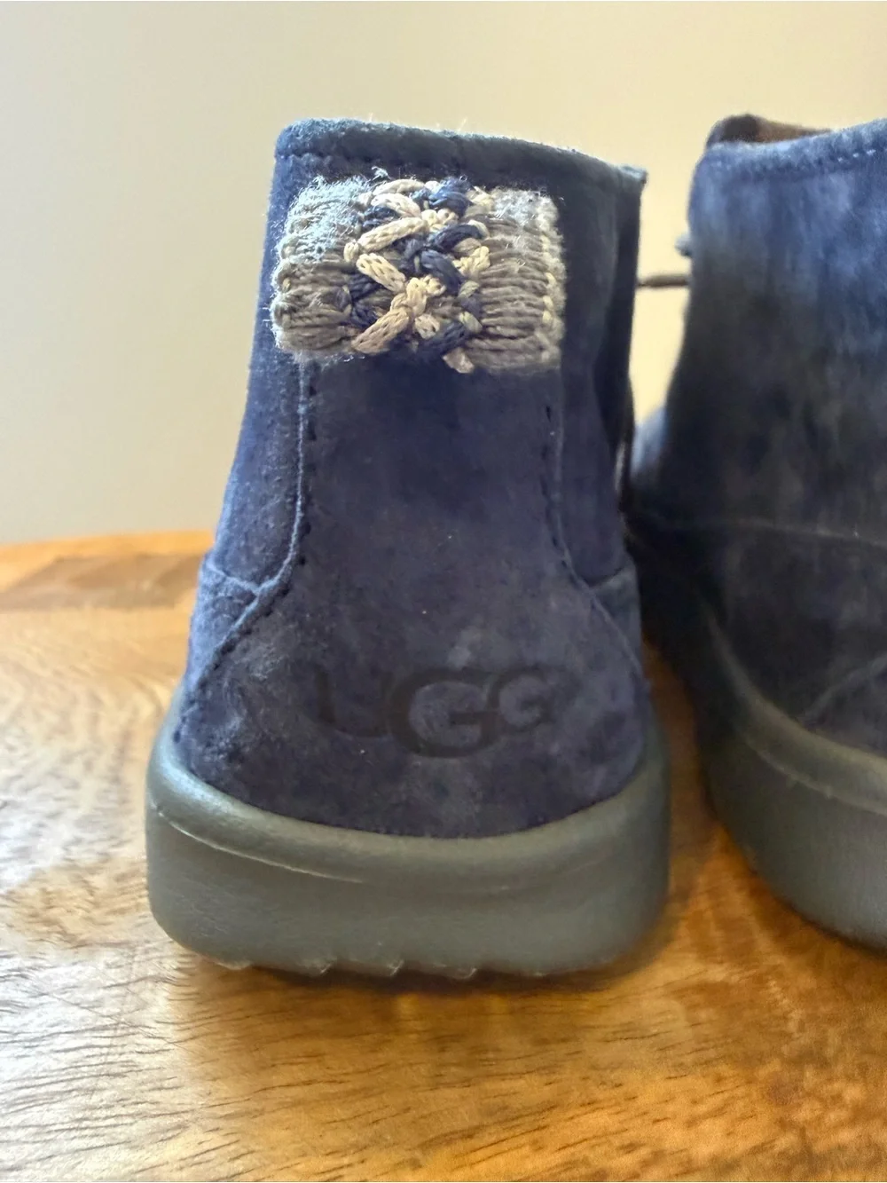 UGG Kid’s Blue Suede Boots
